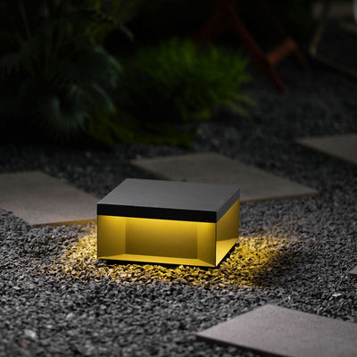 Black Box | Stylish Waterproof Solar Outdoor Post Light with Remote Control 6