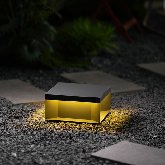 Black Box | Stylish Waterproof Solar Outdoor Post Light with Remote Control 6