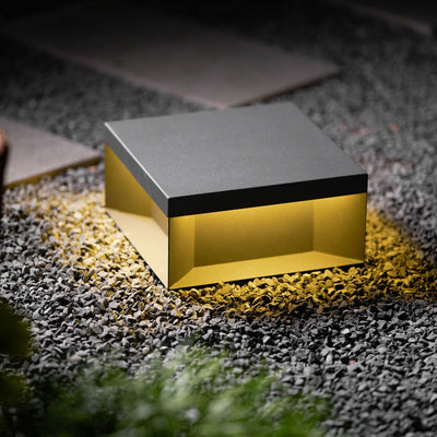 Black Box | Stylish Waterproof Solar Outdoor Post Light with Remote Control 7