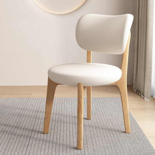 Black Dining Chair | Oak Frame | Faux Leather Upholstery | Modern Scandinavian Design | Dining Room 0