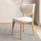 Black Dining Chair | Oak Frame | Faux Leather Upholstery | Modern Scandinavian Design | Dining Room