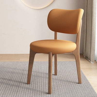 Black Dining Chair | Oak Frame | Faux Leather Upholstery | Modern Scandinavian Design | Dining Room 10