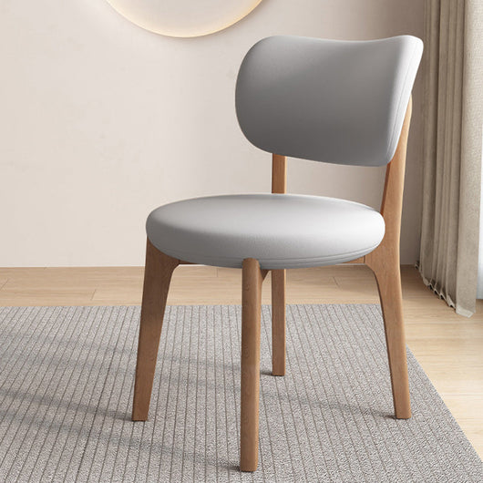 Black Dining Chair | Oak Frame | Faux Leather Upholstery | Modern Scandinavian Design | Dining Room 12