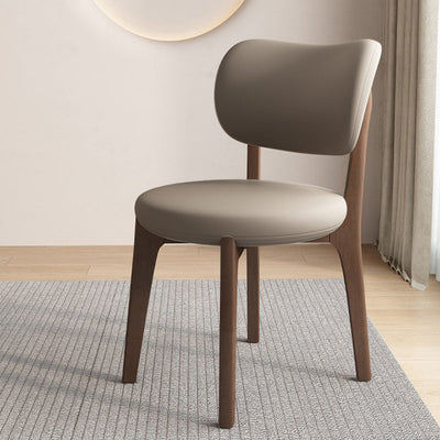 Black Dining Chair | Oak Frame | Faux Leather Upholstery | Modern Scandinavian Design | Dining Room 13