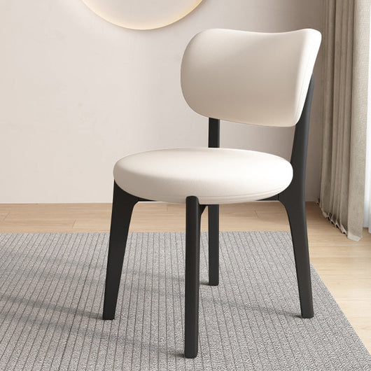 Black Dining Chair | Oak Frame | Faux Leather Upholstery | Modern Scandinavian Design | Dining Room 14