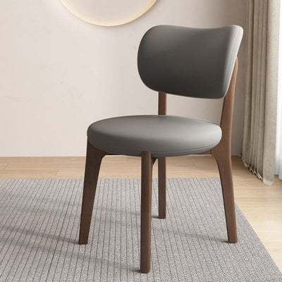 Black Dining Chair | Oak Frame | Faux Leather Upholstery | Modern Scandinavian Design | Dining Room 15