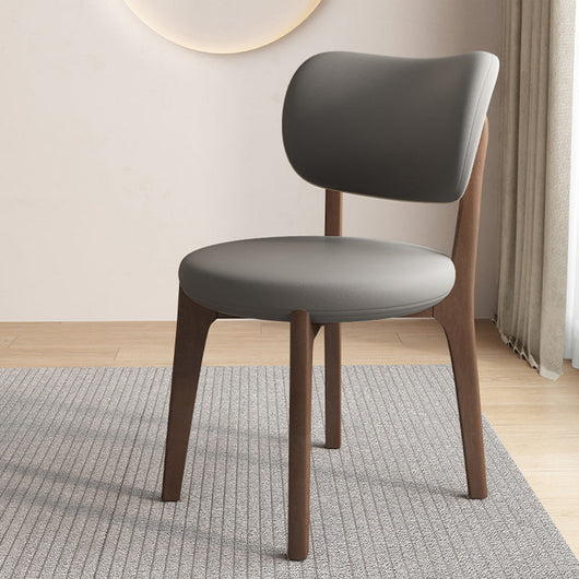 Black Dining Chair | Oak Frame | Faux Leather Upholstery | Modern Scandinavian Design | Dining Room 15