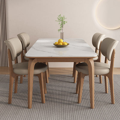 Black Dining Chair | Oak Frame | Faux Leather Upholstery | Modern Scandinavian Design | Dining Room 1