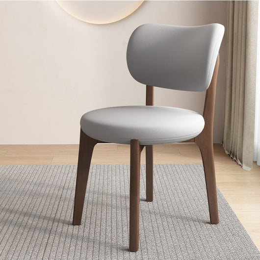 Black Dining Chair | Oak Frame | Faux Leather Upholstery | Modern Scandinavian Design | Dining Room 20