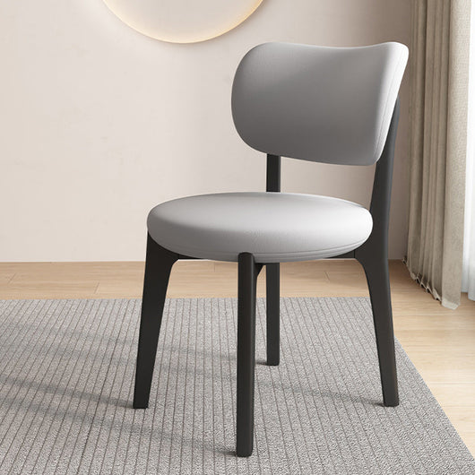 Black Dining Chair | Oak Frame | Faux Leather Upholstery | Modern Scandinavian Design | Dining Room 23