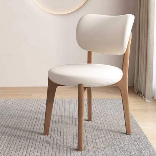 Black Dining Chair | Oak Frame | Faux Leather Upholstery | Modern Scandinavian Design | Dining Room 24