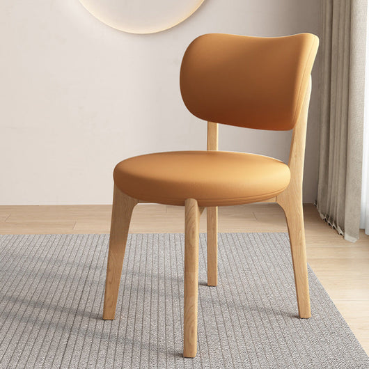 Black Dining Chair | Oak Frame | Faux Leather Upholstery | Modern Scandinavian Design | Dining Room 4