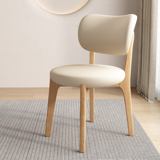 Black Dining Chair | Oak Frame | Faux Leather Upholstery | Modern Scandinavian Design | Dining Room 5