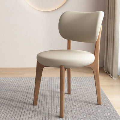 Black Dining Chair | Oak Frame | Faux Leather Upholstery | Modern Scandinavian Design | Dining Room 8