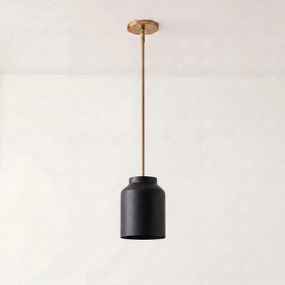 Black Pendant Light for Kitchen Island Adjustable Height Matte Metal Modern Design 25