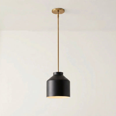 Black Pendant Light for Kitchen Island Adjustable Height Matte Metal Modern Design 33
