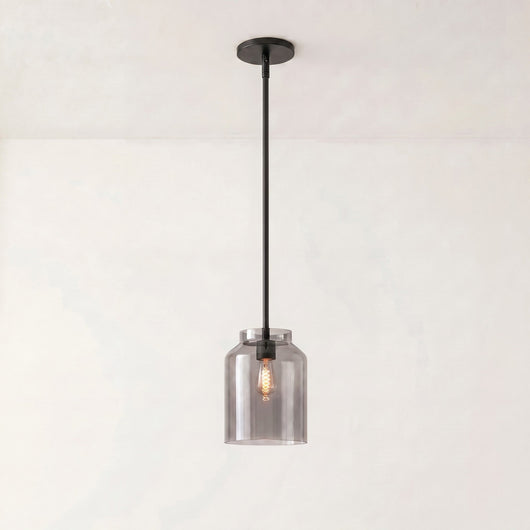 Black Pendant Light for Kitchen Island Adjustable Height Matte Metal Modern Design 47