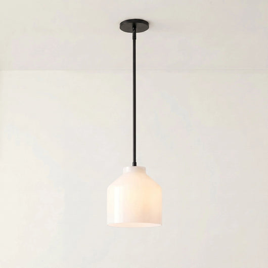 Black Pendant Light for Kitchen Island Adjustable Height Matte Metal Modern Design 48