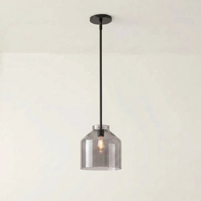 Black Pendant Light for Kitchen Island Adjustable Height Matte Metal Modern Design 52