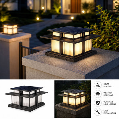 BoilynLight | Durable Elegant Outdoor Pillar Light for Garden and Pathways 1800