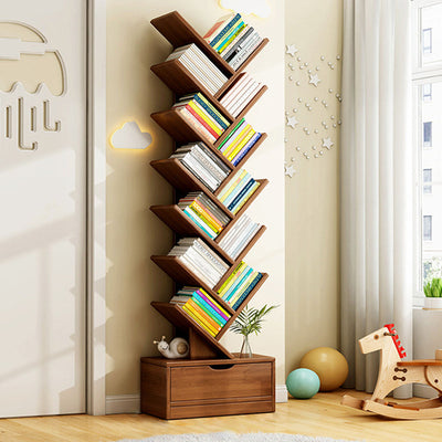 Bookshelf | Solid Wood | Eco-Friendly Multi-Tier Storage | Home Office Organization 11