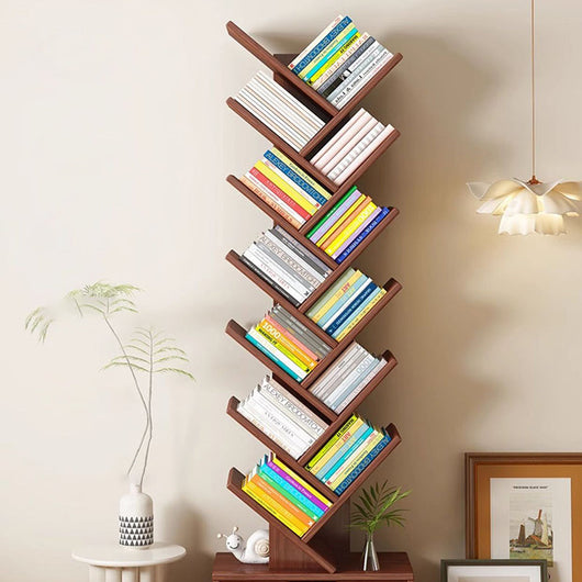 Bookshelf | Solid Wood | Eco-Friendly Multi-Tier Storage | Home Office Organization 1