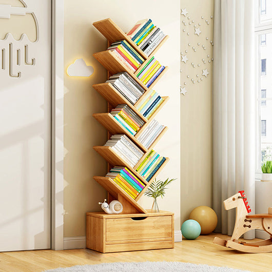 Bookshelf | Solid Wood | Eco-Friendly Multi-Tier Storage | Home Office Organization 9