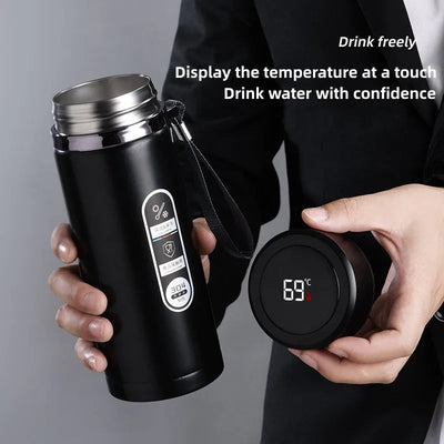 BowLift | Durable Stainless Steel Thermos Water Bottle with LED Display 1