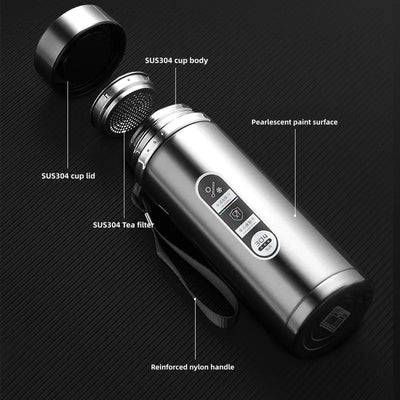 BowLift | Durable Stainless Steel Thermos Water Bottle with LED Display 3