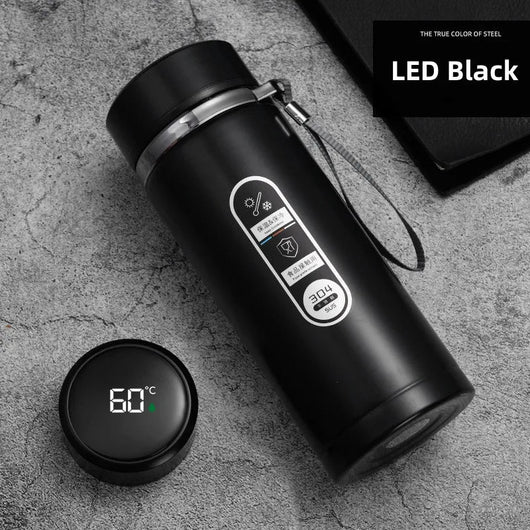BowLift | Durable Stainless Steel Thermos Water Bottle with LED Display 7