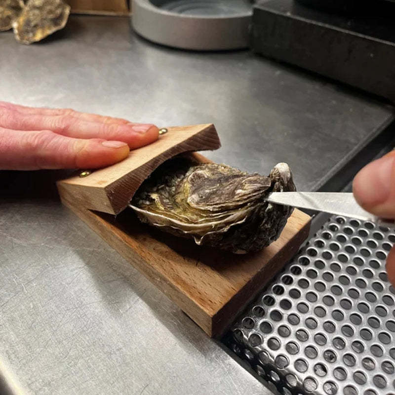 BowLift | Durable Wooden Handle Oyster Shell Opener Tool 0