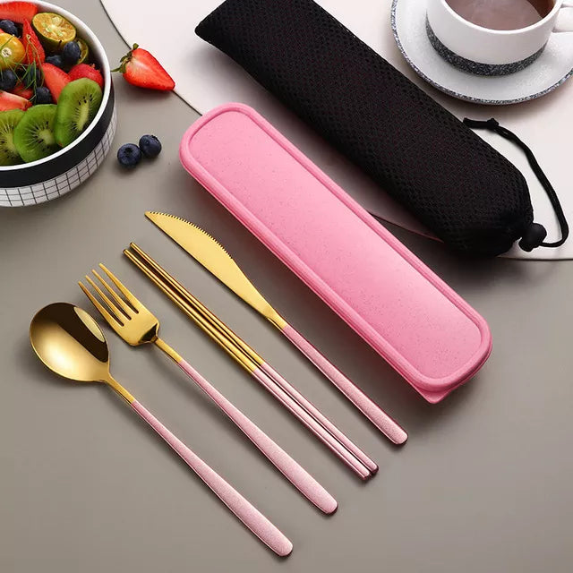 BowLift | Eco-Friendly 304 Stainless Steel Cutlery Set for Daily Dining 6