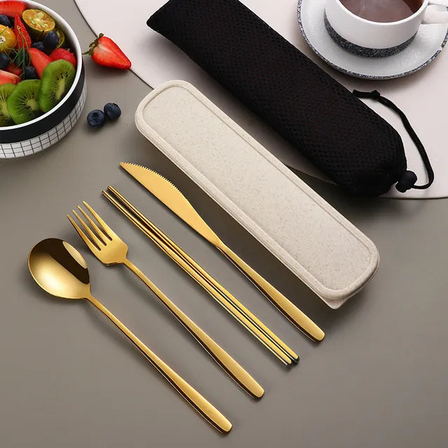 BowLift | Eco-Friendly 304 Stainless Steel Cutlery Set for Daily Dining 9