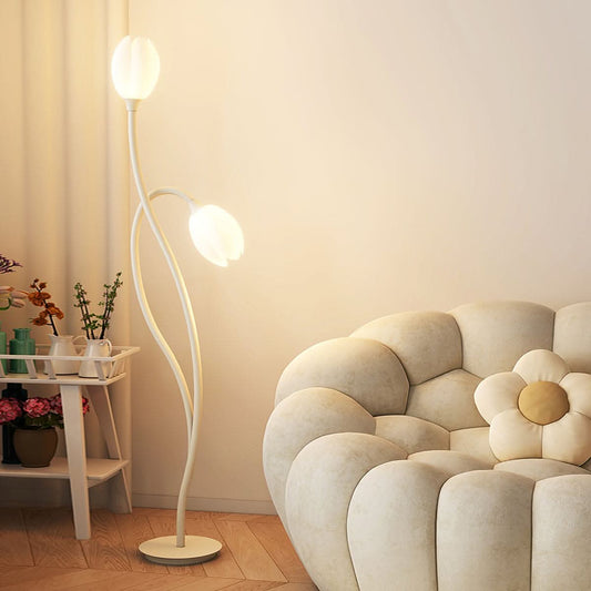 BowLift | Elegant Modern Floral Floor Lamp for Living Room Illumination 0