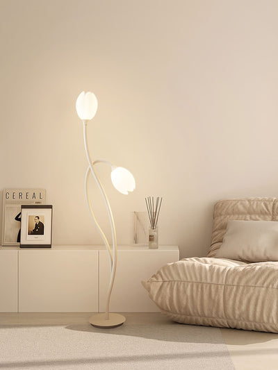 BowLift | Elegant Modern Floral Floor Lamp for Living Room Illumination 5