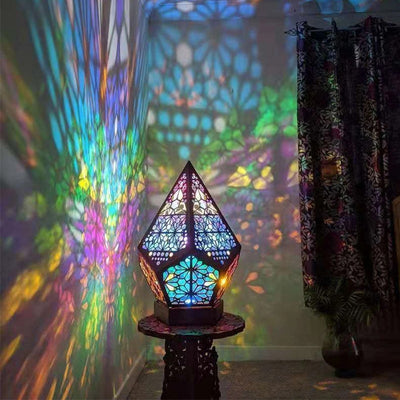 BowLift | Elegant Multicolor Bohemian Floor Lamp 2