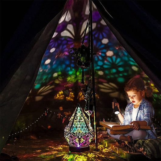 BowLift | Elegant Multicolor Bohemian Floor Lamp 5
