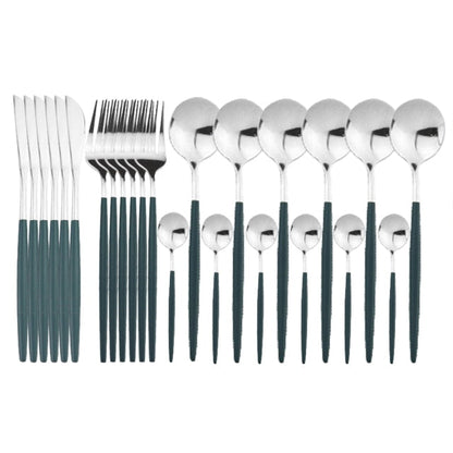 BowLift | Elegant Stainless Steel 24-Piece Cutlery Set for Stylish Dining 1