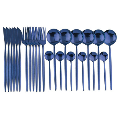 BowLift | Elegant Stainless Steel 24-Piece Cutlery Set for Stylish Dining 10