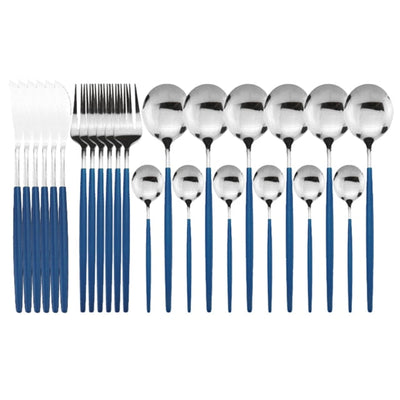 BowLift | Elegant Stainless Steel 24-Piece Cutlery Set for Stylish Dining 14