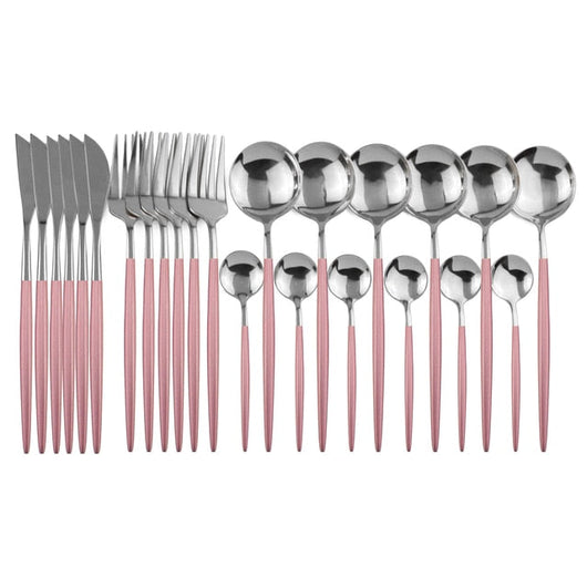 BowLift | Elegant Stainless Steel 24-Piece Cutlery Set for Stylish Dining 18