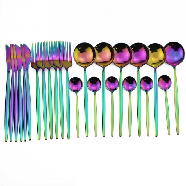 BowLift | Elegant Stainless Steel 24-Piece Cutlery Set for Stylish Dining 20