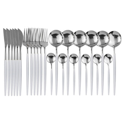 BowLift | Elegant Stainless Steel 24-Piece Cutlery Set for Stylish Dining 5