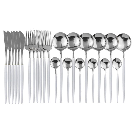 BowLift | Elegant Stainless Steel 24-Piece Cutlery Set for Stylish Dining 5