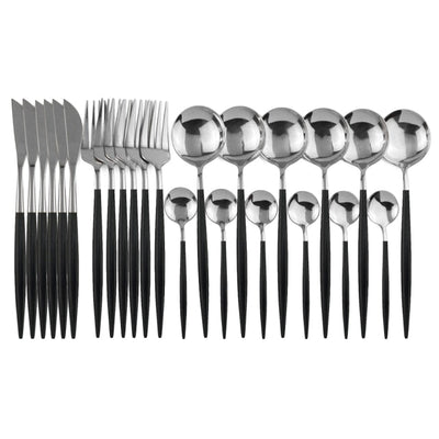BowLift | Elegant Stainless Steel 24-Piece Cutlery Set for Stylish Dining 7