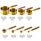 BowLift | Elegant Stainless Steel Measuring Cups and Spoons Set - 8 Piece