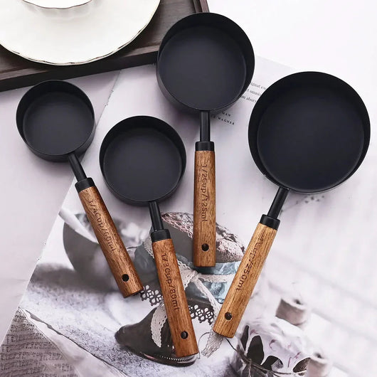 BowLift | Elegant Stainless Steel Measuring Cups and Spoons Set - 8 Piece 7