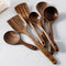Artiphy | Elegant Teak 7-Piece Kitchen Utensil Set for Versatile Cooking