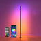 Modern Black Standing Floor Lamp with RGB LED and Smart Control