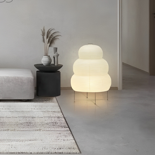 BowLift | Modern Tranquil Japanese Floor Lamp with Dimmable LED Lighting 0